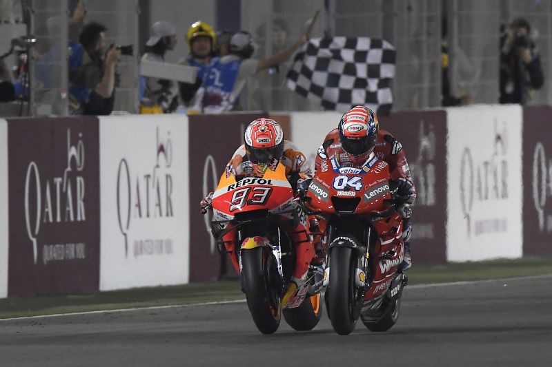MotoGP Records fall and controversy reigns as Andrea Dovizioso wins pulsating opener in Qatar CNN