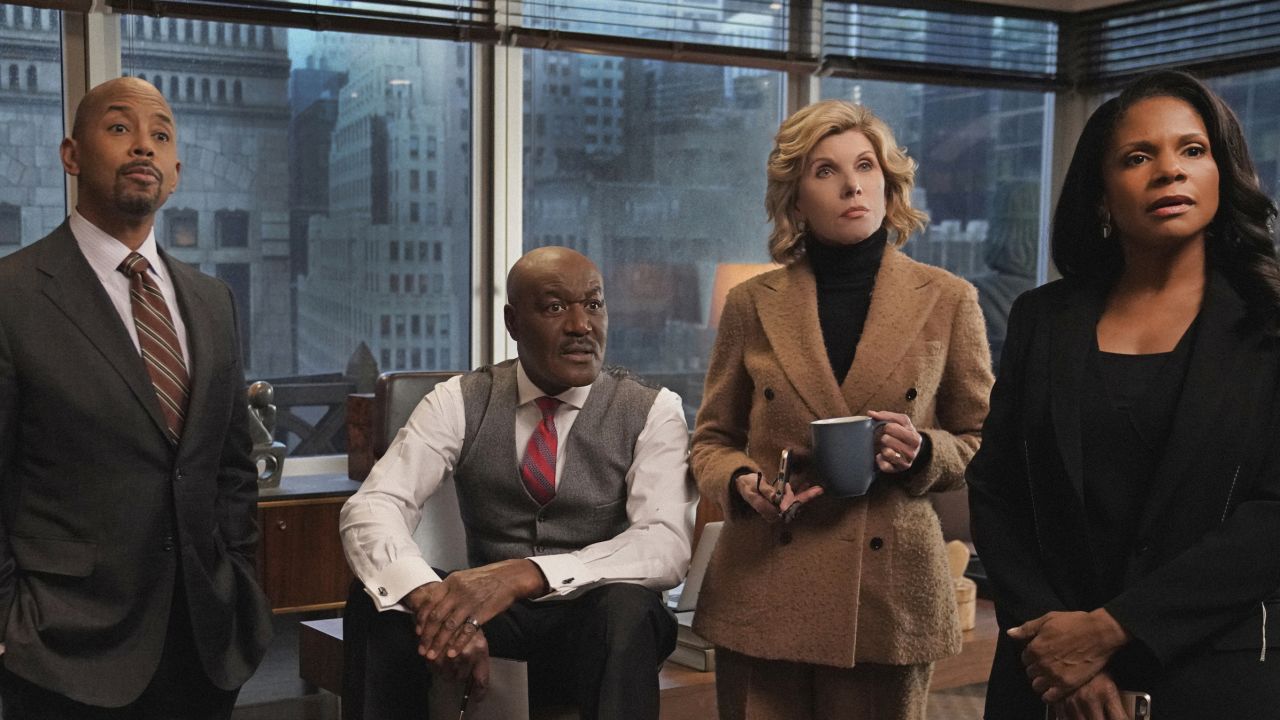 Michael Boatman, Delroy Lindo, Christine Baranski, Audra McDonald in 'The Good Fight'