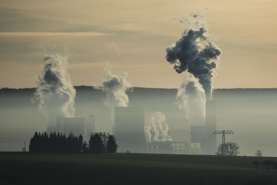A coal-fired power plant in Poland belches emissions.