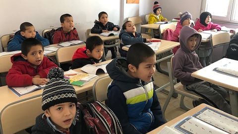 After fleeing persecution, many Uyghur children are learning their native language for the first time in Turkey.