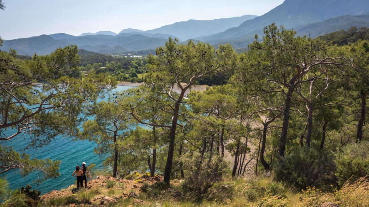 The Lycian Way overlooks the Turquoise Coast.