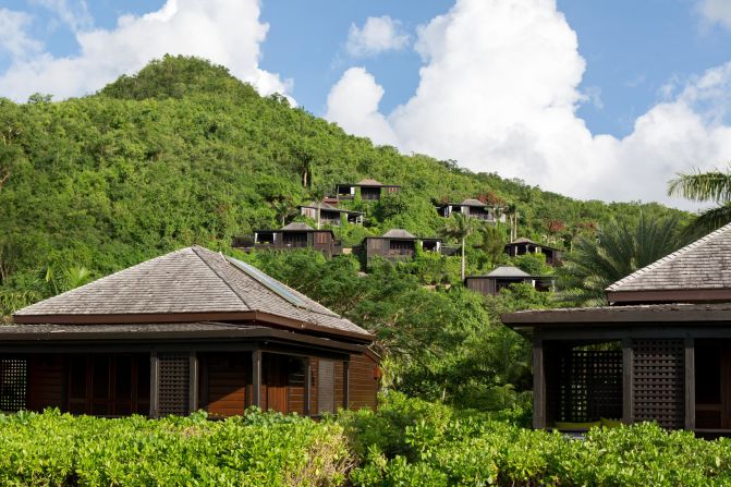 <strong>Hermitage Bay: </strong>The resort is nestled on Antigua's less crowded west coast.