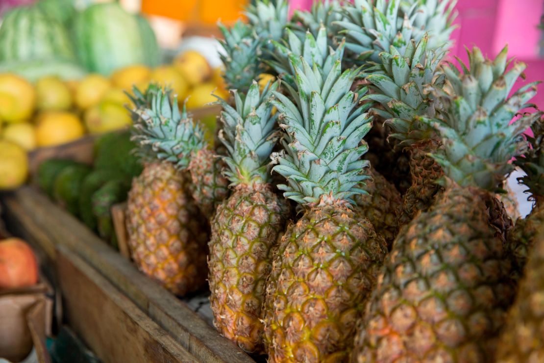 Antigua Black is the island's own variety of pineapple.
