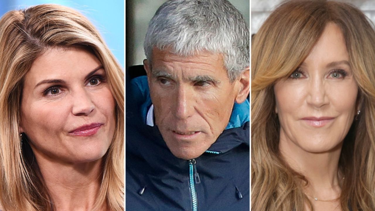 Lori Loughlin, William Singer and Felicity Huffman 
