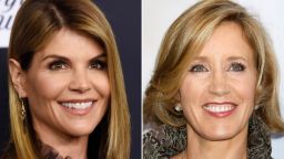Actresses Felicity Huffman and Lori Loughlin were among those arrested in a college admissions bribery scandal. Credit: (L) AP Photo  (R) zz/NPX/STAR MAX