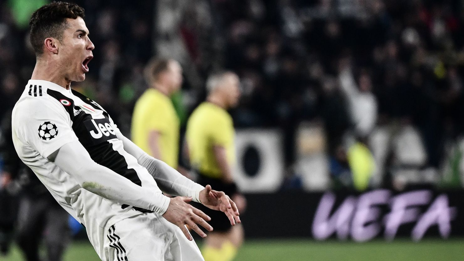 Cristiano Ronaldo mimicked Diego Simeone's celebration after helping Juve eliminate Atleti from the Champions League.
