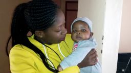 Olga Singo, a 26-year-old mother from Zimbabwe's second city Bulawayo, gave birth to her first child by caesarean section last year.