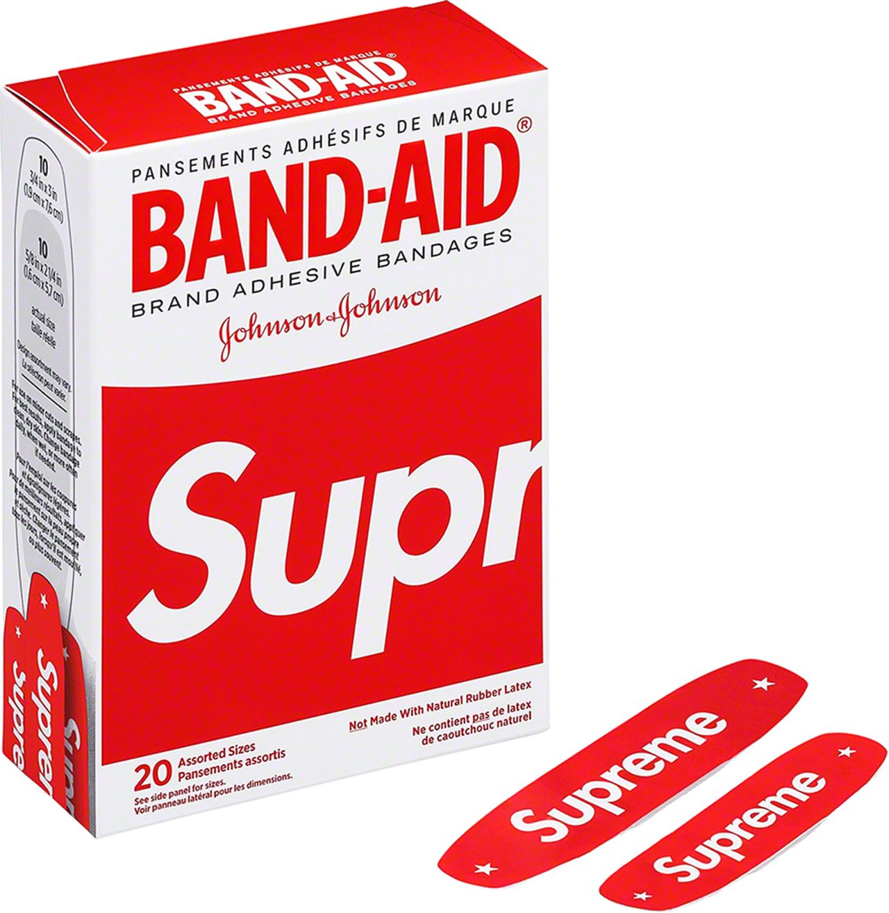 The Spring-Summer 19 collection from Supreme New York includes many off-kilter collector's items, such as Band-Aids.