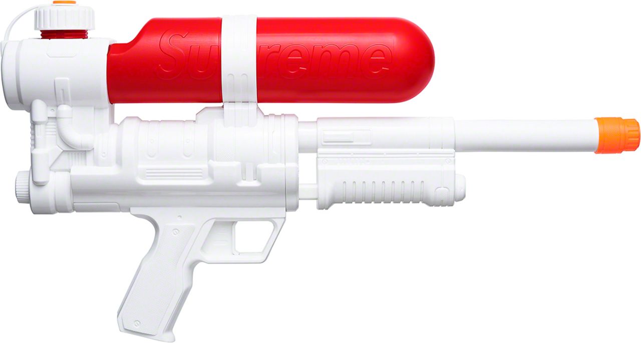 A Super Soaker Water Blaster.
