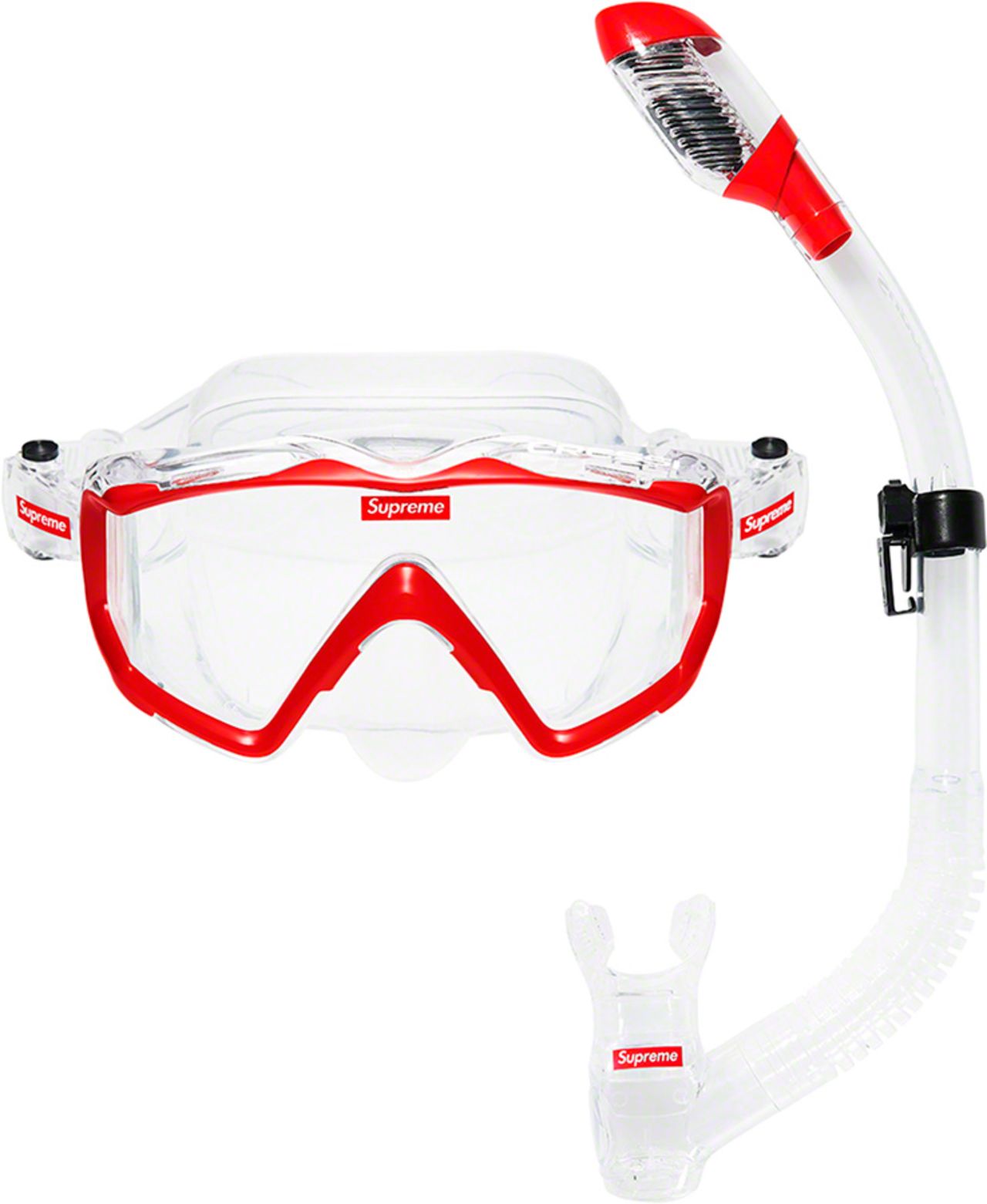 A Cressi snorkel mask.