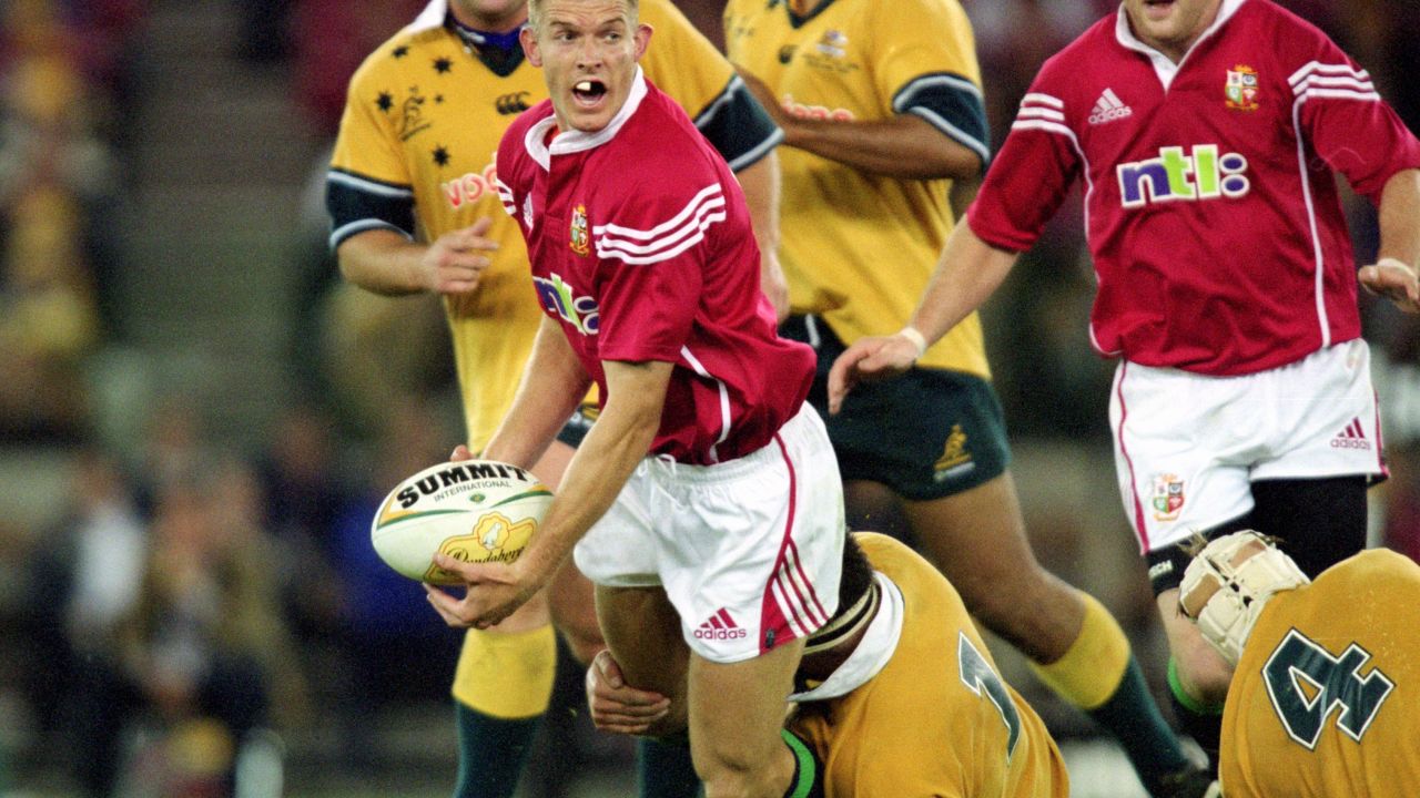 James in action for the Lions in 2001.