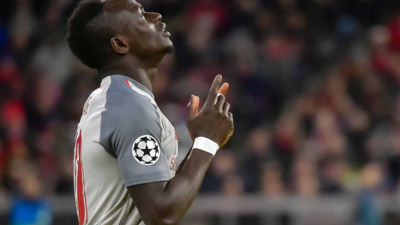 Liverpool's Senegalese striker Sadio Mane scored two goals in the 3-1 Champions League win over Bayern Munich.