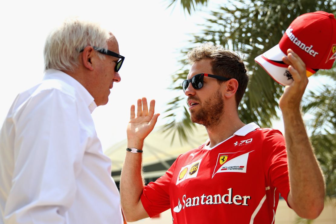 Ferrari driver Sebastian Vettel described Whiting as "our sort of man, our drivers' man".