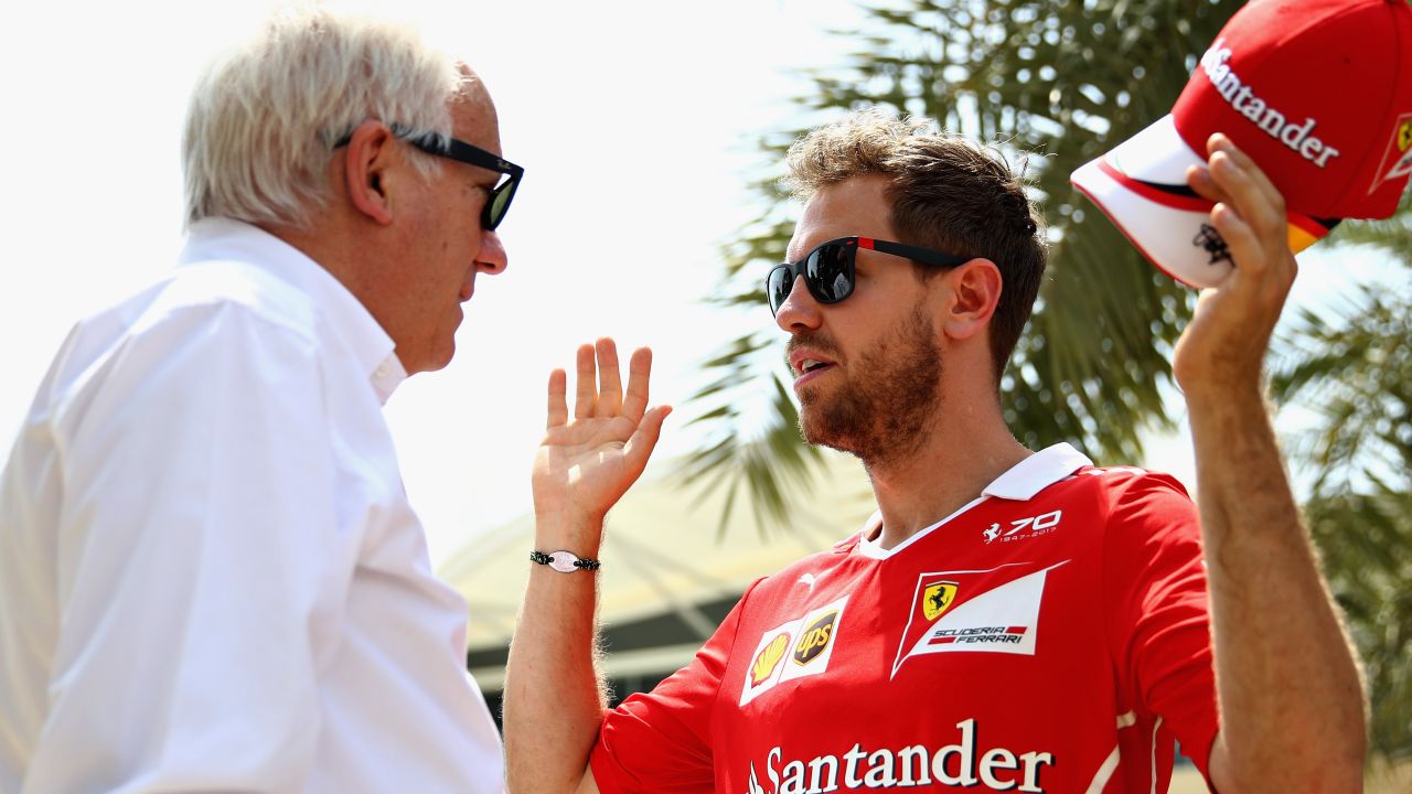 Ferrari driver Sebastian Vettel described Whiting as "our sort of man, our drivers' man".
