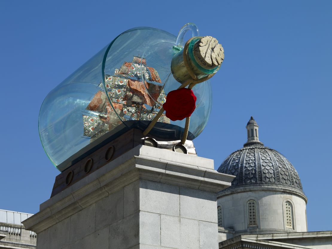 "Nelson's Ship in a Bottle" (2010) by Yinka Shonibare