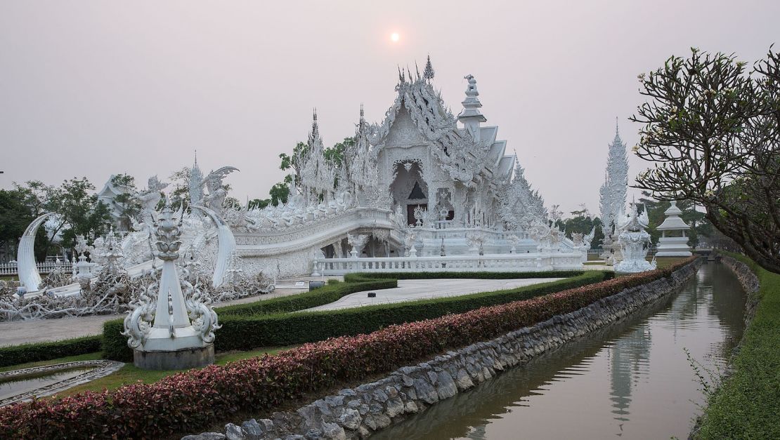 Chiang Rai's Wat Rong Khun -- better known as the "White Temple" -- is a popular city attraction.