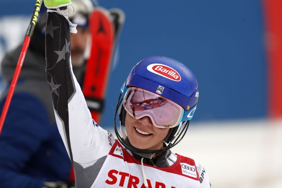 Soon after she pushed the record to 15 wins - unprecedented for men or women -- with a slalom victory (her 58th) in the Czech Republic.