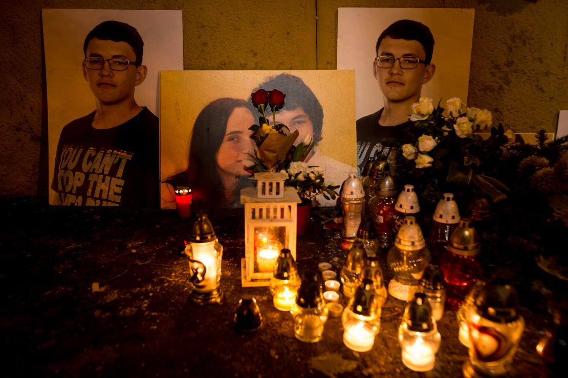 Kuciak and Kusnírova were found shot dead at the couple's home near Bratislava.