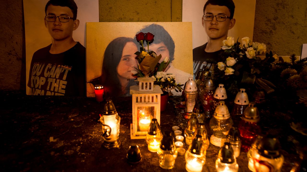 Kuciak and Kusnírova were found shot dead at the couple's home near Bratislava.
