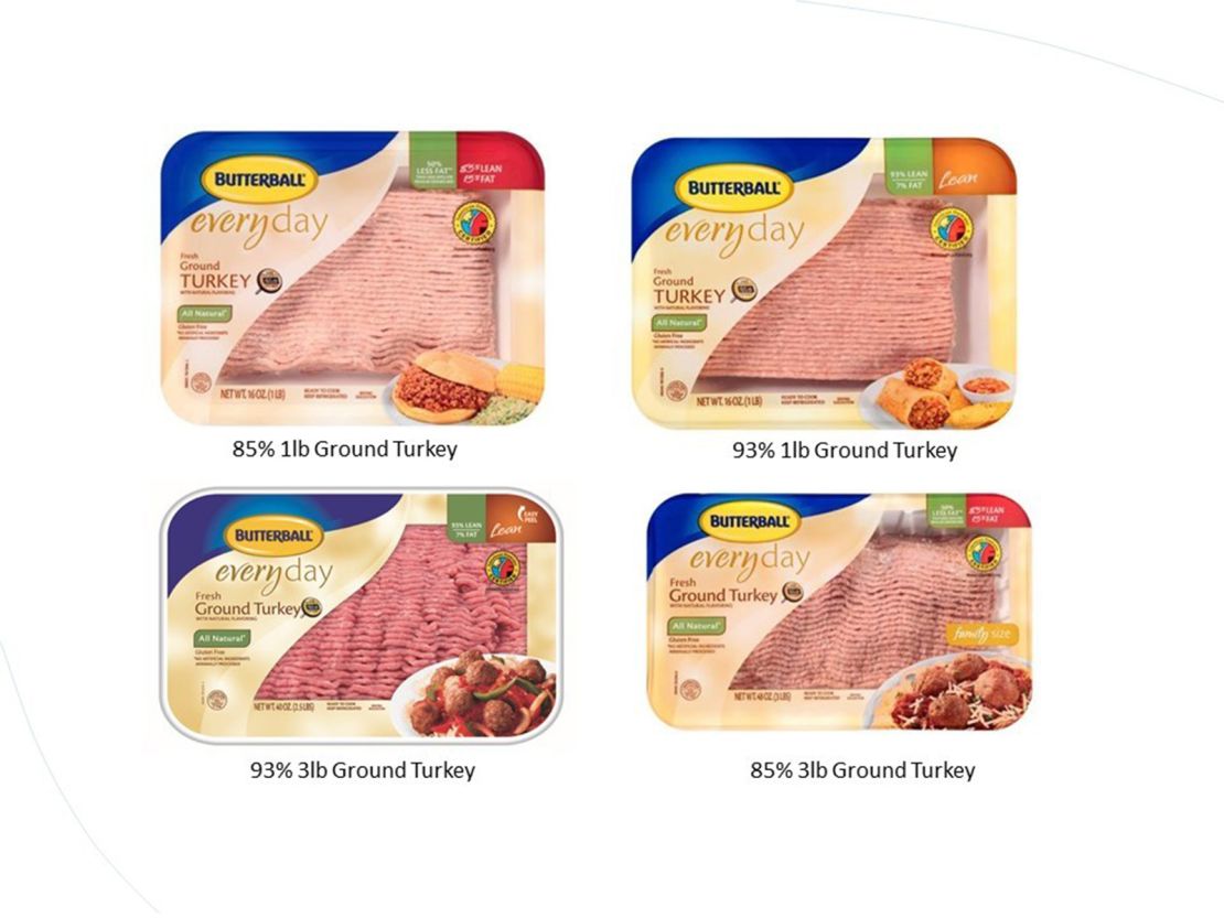 butterball turkey recall bin