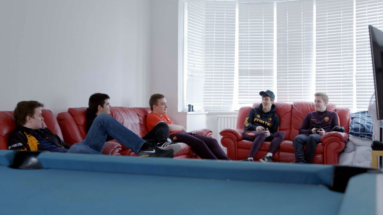 AS Roma Fnatic's FIFA team live under the same roof. 