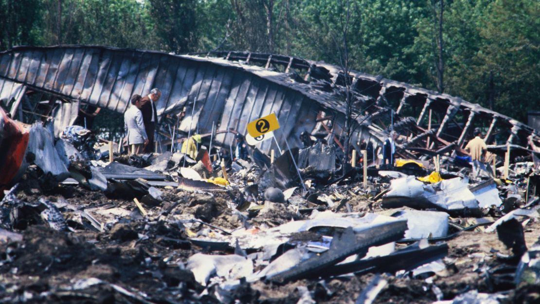 American Airlines Flight 191 -- a DC-10 -- which crashed on takeoff from Chicago's O'Hare International Airport in 1979.