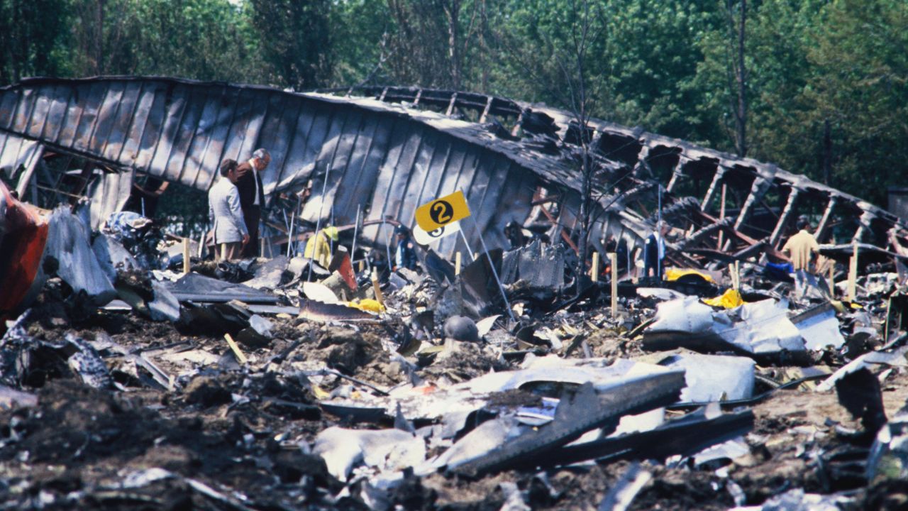 American Airlines Flight 191 -- a DC-10 -- which crashed on takeoff from Chicago's O'Hare International Airport in 1979.