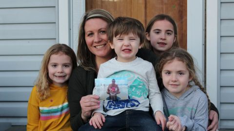 Tracy Crosby and her four children