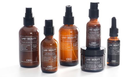 Barneys launched its first-ever CBD skincare line with Lab to Beauty.