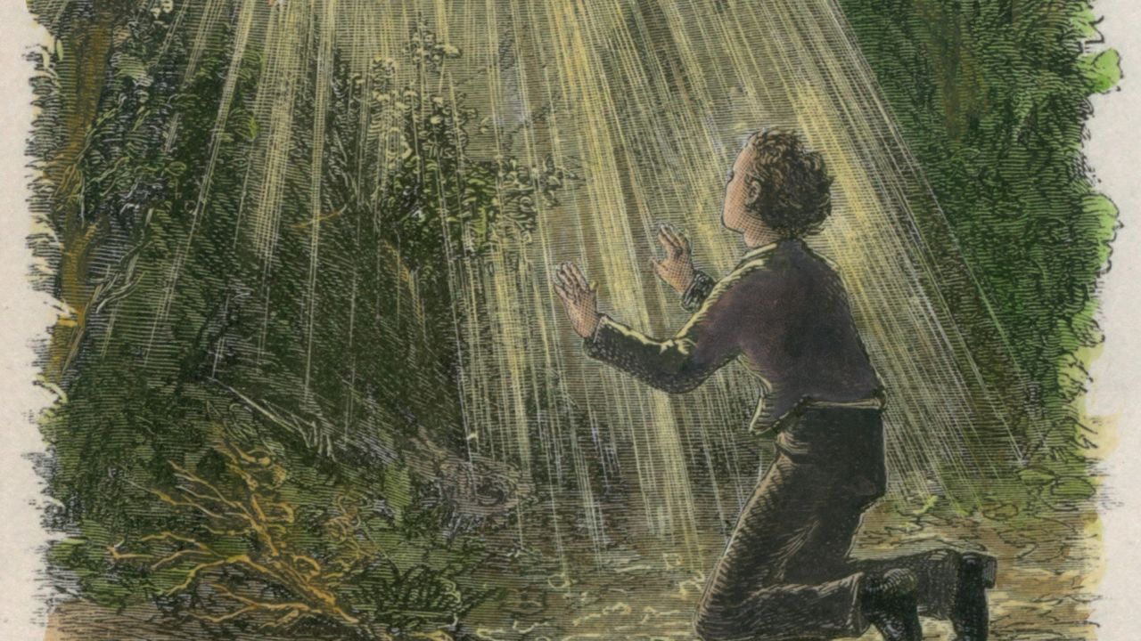 Mormonism began after Joseph Smith said he saw God and Jesus in a vision while praying in a grove of trees.