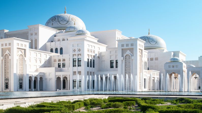 <strong>Cultural attraction: </strong>Located inside the Presidential Palace complex in the UAE capital, Qasr Al Watan pays homage to Arabian heritage and design.