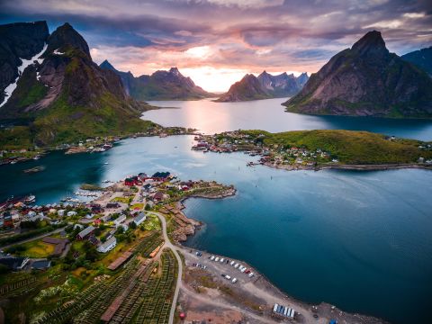 <strong>3. Norway.</strong> The Lofoten islands above the Arctic Circle offer mountains and beaches, a strong fishing culture and opportunities to explore the region's Viking past. 