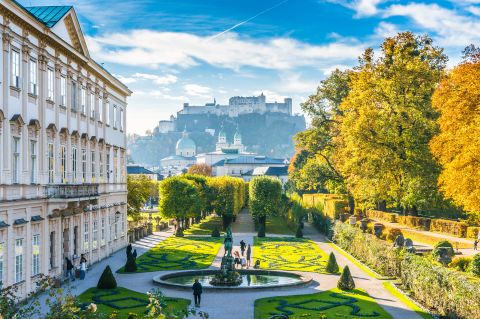 <strong>The world's 10 happiest countries. </strong>Austria nudged Australia out of the top 10 list this year, While Salzburg is famous for its ties to the real-life "Sound of Music" von Trapp family, it was also home to Wolfgang Amadeus Mozart and the Mirabell Gardens shown here (see the historic Fortress Hohensalzburg in the background). 