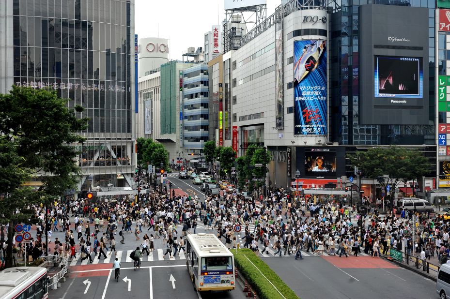 It goes without saying that Japan's capital is one of the busiest cities in the world. The famous scramble crossing -- the Shibuya intersection -- is at the heart of one of Tokyo's most colorful districts.