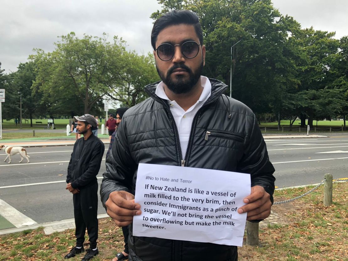 Deepak Sharma, who has lived in Christchurch 10 years, tells CNN "this is not the country we chose to immigrate to."