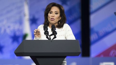 Jeanine Pirro during the Conservative Political Action Conference at the Gaylord National Resort and Convention Center February 23, 2017 in National Harbor, Maryland. Hosted by the American Conservative Union, CPAC is an annual gathering of right wing politicians, commentators and their supporters. (Photo by Zach D Roberts/NurPhoto) *** Please Use Credit from Credit Field ***(Sipa via AP Images)