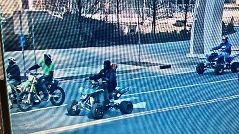 About 100 dirt bikes, motorcycles, ATVs, and four wheelers that illegally took over Broadway Saturday around 3 p.m.