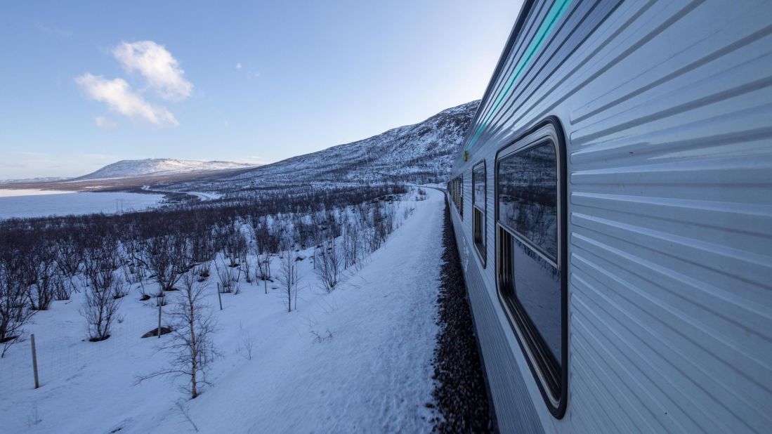<strong>SJ Night Train: </strong>You can journey north in Sweden on board this train, operated by Swedish rail company SJ.