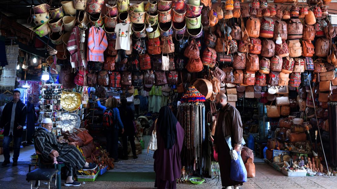 Explore Jemaa el-Fnaa square in Marrakech's medina quarter. 