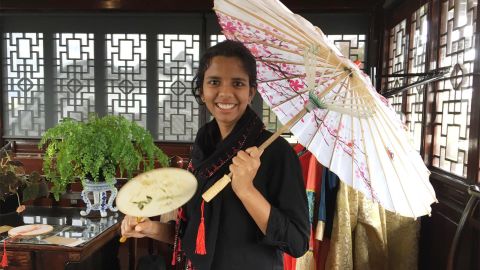Alibava finished her master's degree earlier this year, after doing extra study last summer.