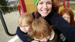 Anti-vaxers attacked Jill Promoli after the death of her son, Jude (left), who died of the flu.