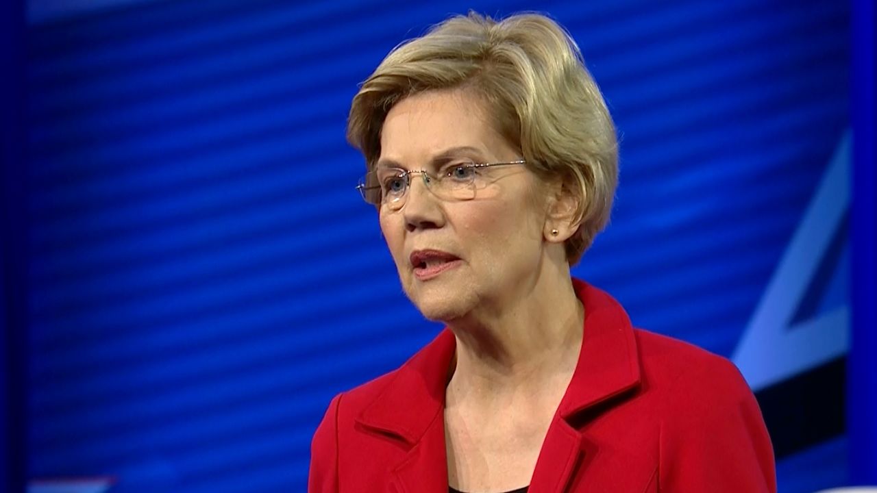 02  cnn warren town hall SCREEN GRAB