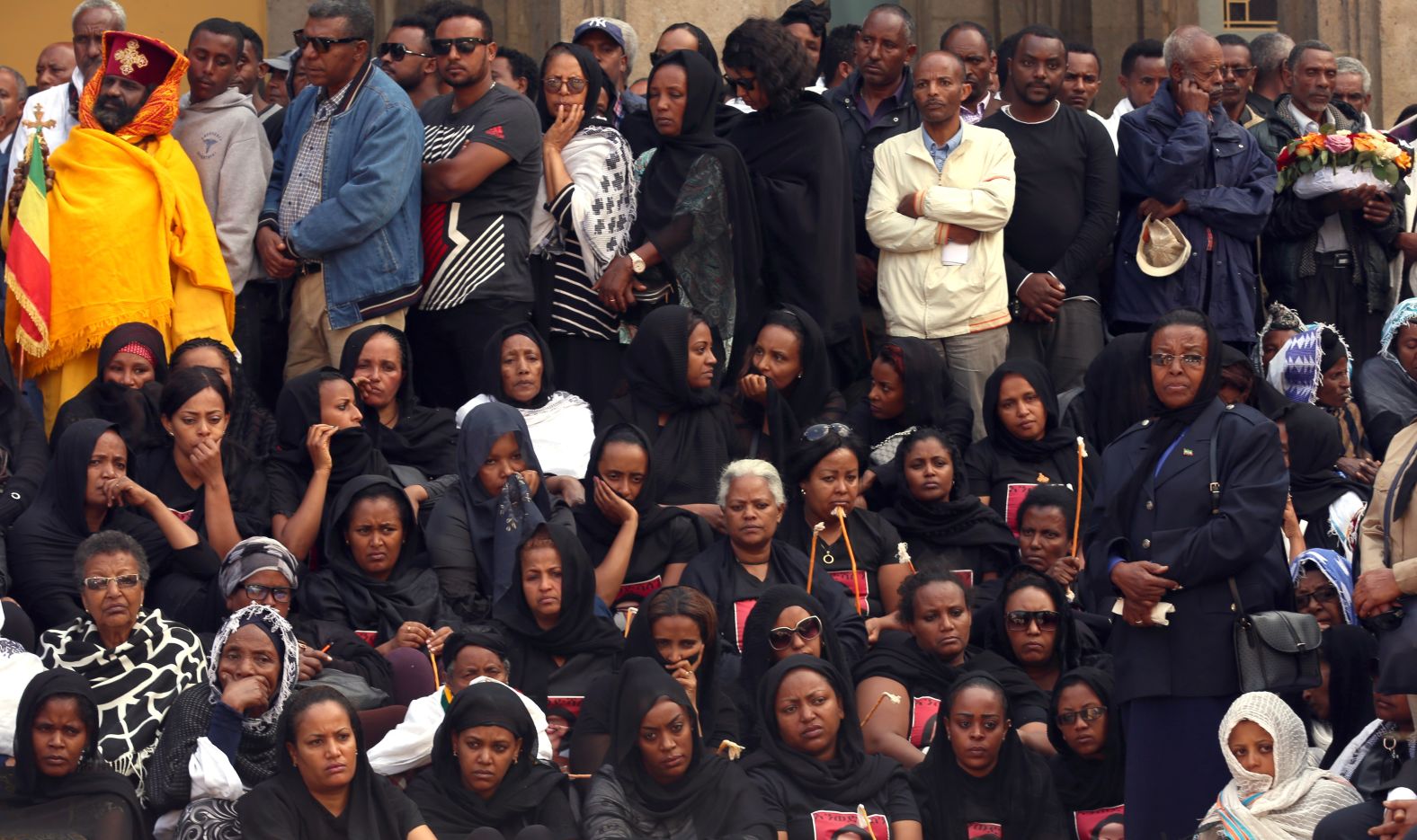 A mass funeral ceremony is held for victims of the Ethiopian Airlines crash at the Holy Trinity Cathedral in Addis Ababa, Ethiopia on March 17.