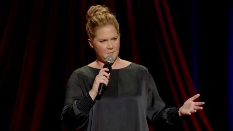 Amy Schumer, seen here in a recent comedy special, is headed back to TV with a new series at Hulu and a first look deal with the streaming network.