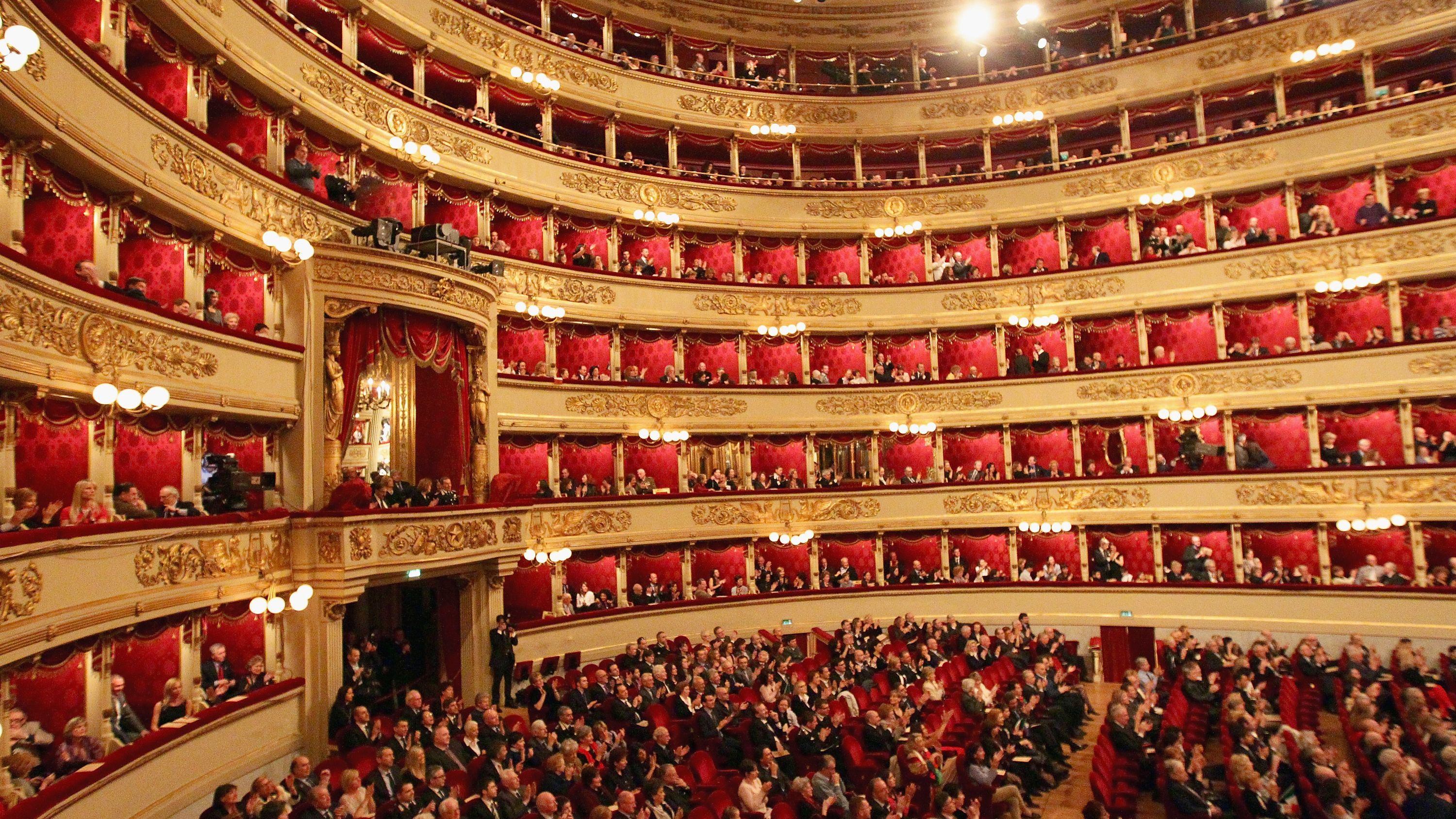 La Scala is one of the world's most renowned opera houses.