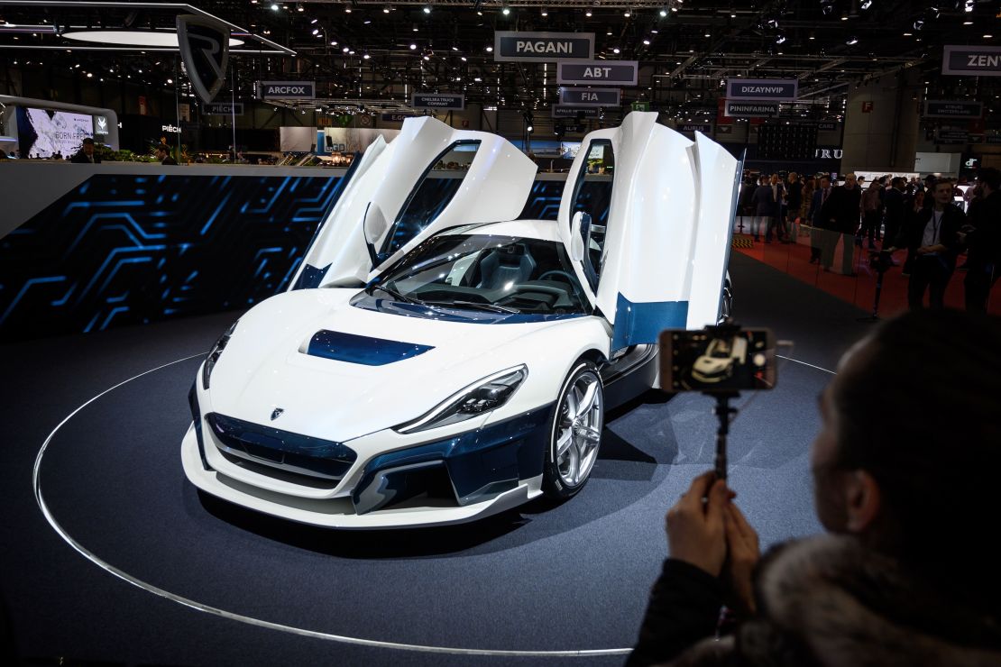 The Rimac C-Two is a fully electric supercar from Croatia.