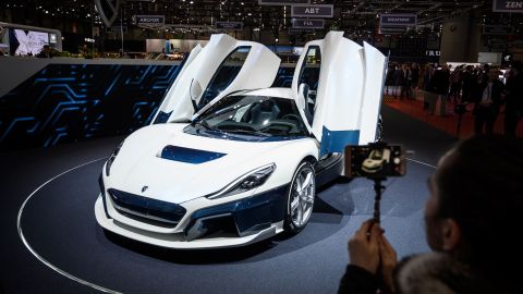 The Rimac C-Two is a fully electric supercar from Croatia.