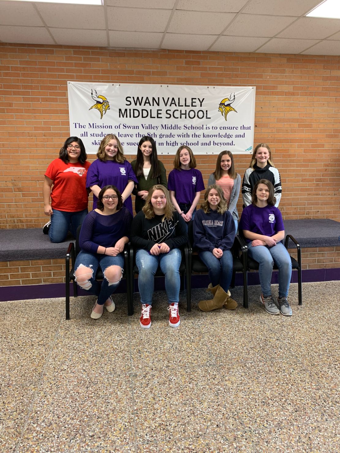 IYW Middle school girls donate hair to charity TRND