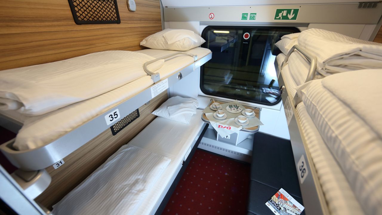 There's a variety of sleeper options on Russian Railways overnight trains.