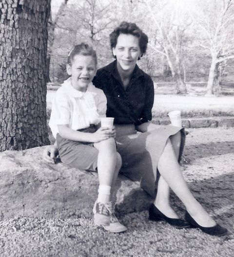A young Warren sits with her mother, Pauline. "When I was 12, my daddy had a heart attack," <a href="https://www.facebook.com/ElizabethWarren/photos/a.414227908686/10154779197633687/?type=3&theater" target="_blank" target="_blank">Warren wrote on Facebook in 2017.</a> "All three of my brothers were off in the military, and Daddy was out of work for a long time. We lost our family station wagon, and we were about an inch away from losing our home. One day, I walked into my mother's room and found her crying. She said, 'We are not going to lose this house.' She wiped her eyes, blew her nose, and pulled on her best dress -- the one she wore to funerals and graduations. At 50 years old, she walked down the street and got her first paying job: answering the phones at Sears. That minimum wage job saved our home, and my mother saved our family."